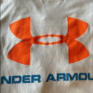 Under Armour  XL white men’s tee shirt.